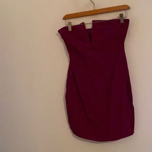 CHARLOTTE RUSSE RED/PURPLE DRESS SIZE MEDIUM
